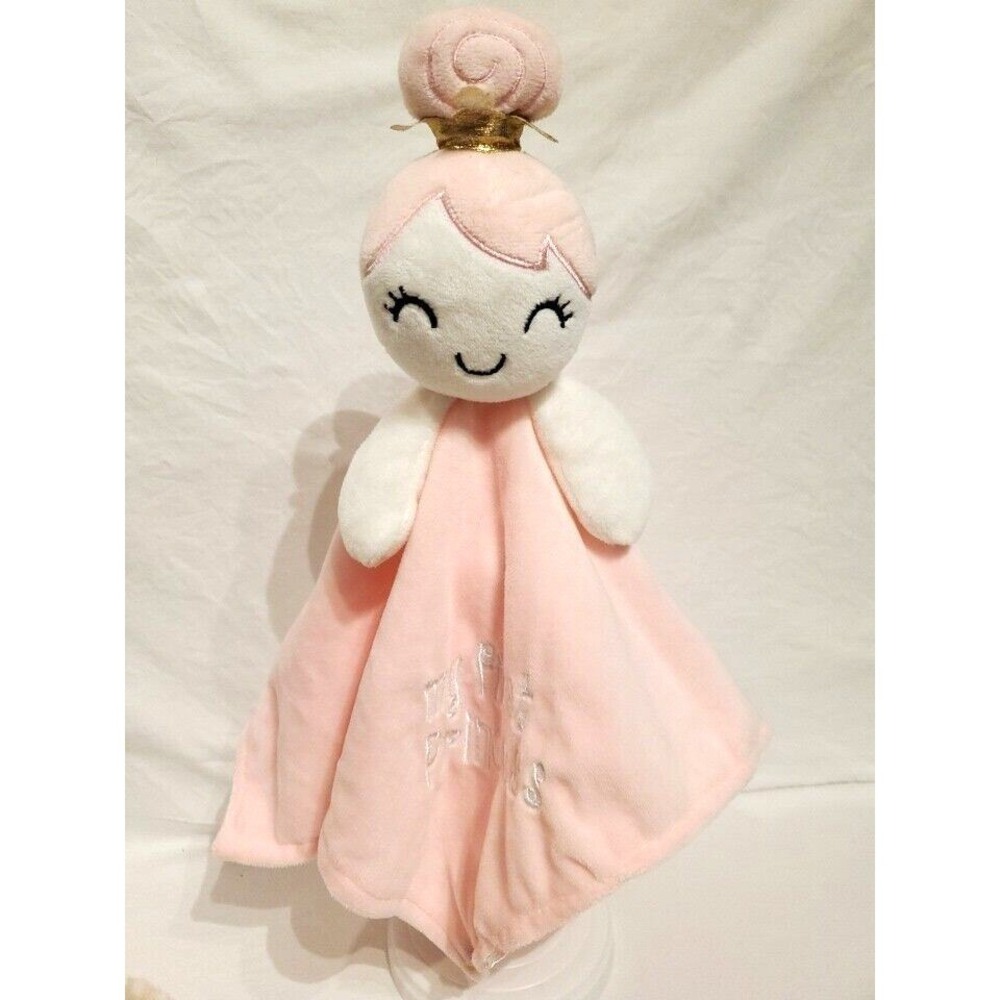 Forever Baby My First Princess Plush Pink Security Blanket Lovey Girl Crown